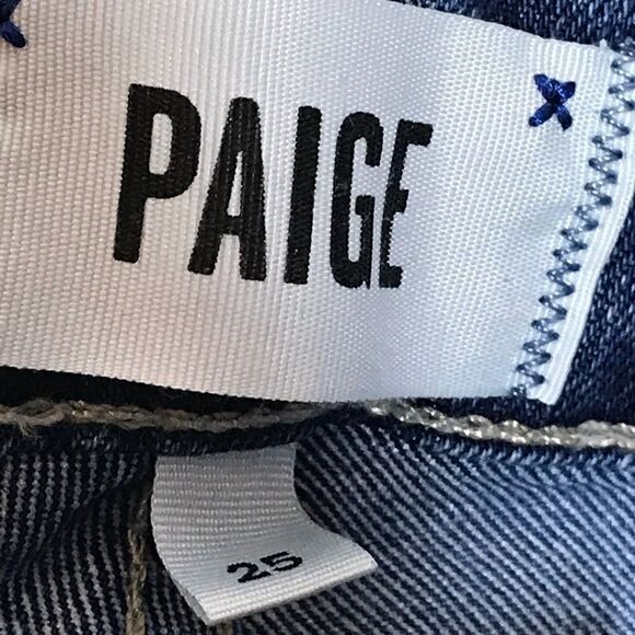 Paige Los Angeles Sz 25 Skyline Ankle Peg Jeans - Picture 3 of 7